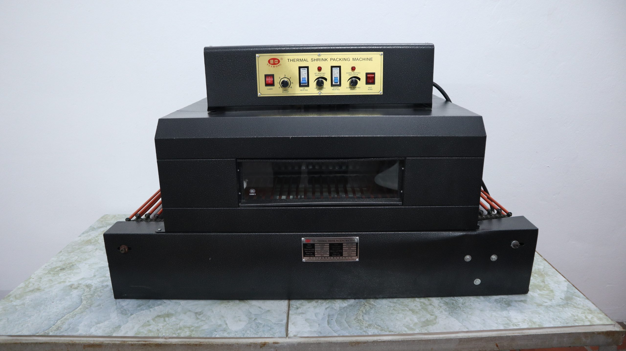 Giới thiệu loại máy co màng băng tải dạng đũa BS 4020