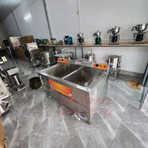 MÁY RỬA BÁT / RỬA RAU INOX SÓNG SIÊU ÂM BUỒNG ĐÔI TATP-CR14