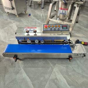 Máy hàn miệng túi liên tục có in date FRD1000 (cuộn mực khô) HAĐG-HL10